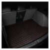 Kofferraum Schutzmatte Auto Hinten Stamm Matten für Seat Cupra Ateca KH7 2016-2023 5-Sitzer wasserdicht Fracht-Fach Stamm-Teppich Auto-Schutzmatte Schwarz/Rot