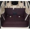 Kofferraummatten Schutzmatte für Toyota Prado 150 2010-2018 Anti-Schmutz Schutz Tablett Cargo-Liner Zubehör Styling Auto Schutzmatte Schwarz Rot Kofferraum Matte Cargo Liner Auto Zubehör